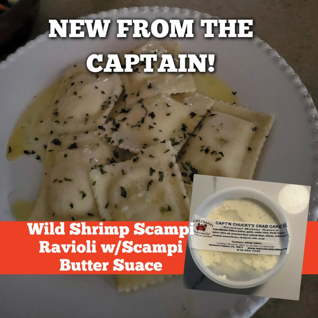 new wild shrimp scampi with scampi butter sauce